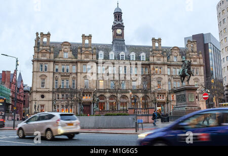 Leeds Yorkshire UK-City Square Stockfoto
