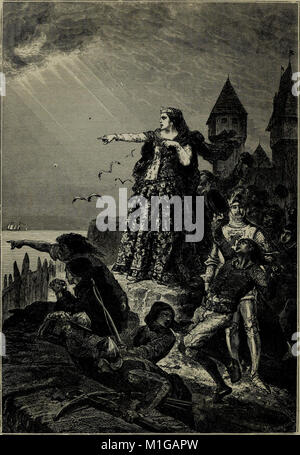 Dieses 1870 erschienene Buch erzählt eine populäre Geschichte Frankreichs und umfasst seine wichtigsten Ereignisse und Zeiträume von der Antike bis zum 19. Jahrhundert. Es dient als zugängliche Einführung in die Geschichte und Kultur des Landes. Stockfoto
