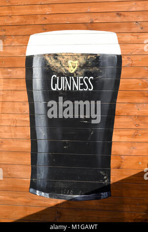 Pint Guinness. Stockfoto