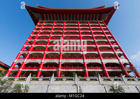 Taipei, Feb 7, 2017: das Grand Hotel, eines der bekanntesten Wahrzeichen Taipei, wird abgebildet auf Februar 7, 2017. Stockfoto