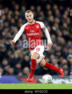 Von Arsenal Jack Wilshere Stockfoto