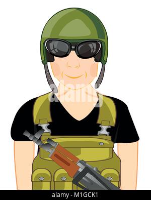 Soldaten der Special Forces Stock Vektor