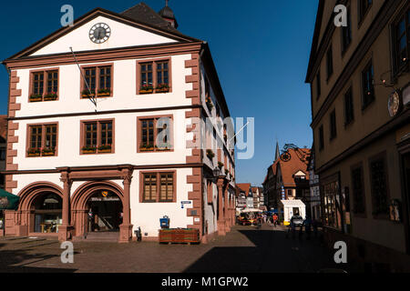 LOHR AM MAIN, Deutschland - 27. MAI 2017: Lohr am Main (amtlich: Lohr a.Main) ist eine Stadt im Landkreis Main-Spessart in Unterfranken (Unterfranken) Stockfoto