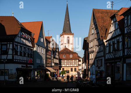 LOHR AM MAIN, Deutschland - 27. MAI 2017: Lohr am Main (amtlich: Lohr a.Main) ist eine Stadt im Landkreis Main-Spessart in Unterfranken (Unterfranken) Stockfoto