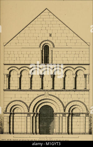 Ein Besuch in der gewölbten Kirchen der Charente, Frankreich, von der Architectural Association von London im Jahr 1875 - veröffentlicht als Denkmal zu Edmund Sharpe - Mit einer historischen und beschreibenden Text, (14778747222) Stockfoto