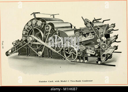 1919 illustrierte und Beschreibender Katalog der in Baumwolle Abfälle von Maschinen (1919) (14592135498) Stockfoto