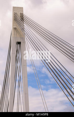 Mannheim, Kurt-Schumacher-Brücke Stockfoto