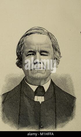 Schwarze und weiße Gravur, mit der Darstellung eines Head-shot von Thomas Whitson, Mitglied des Ersten Nationalen Anti-Slavery Übereinkommen, in Anzug und einem ernsten Ausdruck, mit einem hängenden Augenlid, aus dem Band "Geschichte der Underground Railroad in Chester und in den angrenzenden Grafschaften von Pennsylvania,' von RC (Robert Clemens) Smedley, 1883 verfasst. Mit freundlicher Genehmigung Internet Archive. () Stockfoto