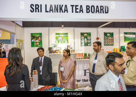 Florida, Miami Beach Convention Center, Zentrum, Tee & Kaffee Ausstellung, Messe, Stand, Stand, Displays, Getränke, Produkt, Käufer, Export, Import, Sri Lanka, Asien Stockfoto