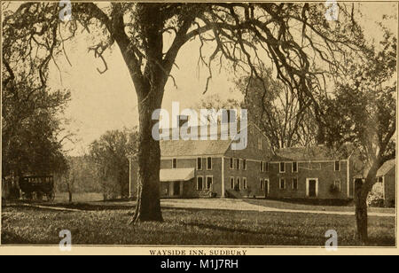 Unter den alten New England Inns; ein Konto der kleinen Reisen in verschiedene urige Gasthäuser und Wirtshäuser in Colonial New England (1907) (14779356541) Stockfoto