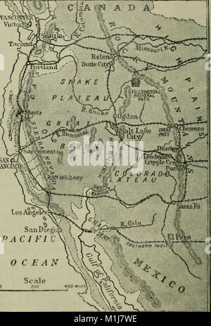 Eine regionale Geographie der Welt, mit Diagrammen und völlig neue Karten (1922) (14773136395) Stockfoto