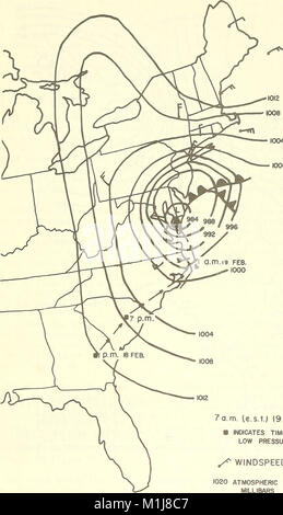 Analyse von kurzfristigen Schwankungen der Strand Morphologie (und gleichzeitige dynamische Prozesse) für Sommer und Winter, 1971-72, Plum Island, Massachusetts (1977) (18166173642) Stockfoto