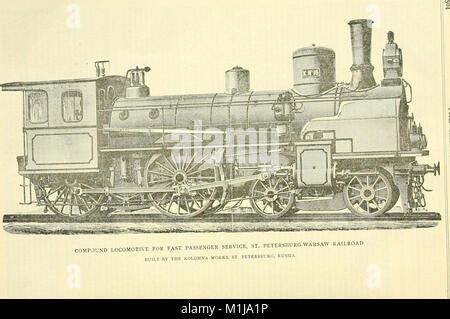 Das American Engineer and Railroad Journal, das 1893 veröffentlicht wurde, befasst sich mit technischen Fortschritten im Eisenbahnbau, einschließlich Lokomotiventwürfen, Infrastrukturverbesserungen und Eisenbahnbetrieb. Sie hebt auch die Rolle des Ingenieurwesens bei der Expansion von Eisenbahnstrecken in den Vereinigten Staaten hervor, wobei der Schwerpunkt auf praktischen Anwendungen und Innovationen im Bereich der Verkehrstechnik liegt. Stockfoto