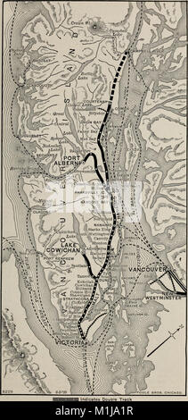 Über Kanada - annotated Guide über Canadian Pacific, die größte Transport System der Welt - westlichen Linien Osten gebunden (1922) (14574298548) Stockfoto