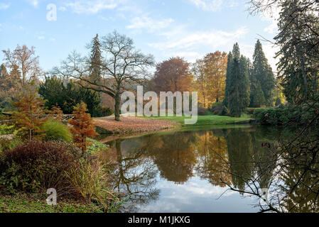 Schloss Pruhonice Park, Schloßpark Pruhonice Stockfoto