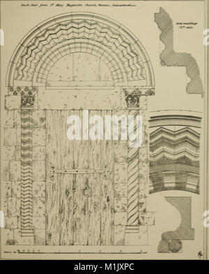 Eine Analyse der gotischen Architektur. Illustriert durch eine Reihe von nach oben von sieben hundert Beispiele für Türen, Fenster, Verkleidungen, Dächer, Bögen, Kreuze, Panels, Strebepfeiler, Sitze, Bildschirme, etc., und (14596993570) Stockfoto