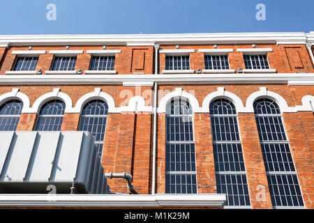 Das Museum ist ein schönes Beispiel für die portugiesische Industrie Architektur aus Eisen mit Ziegel in der künstlerischen stlyles vom Jugendstil abgedeckt Stockfoto