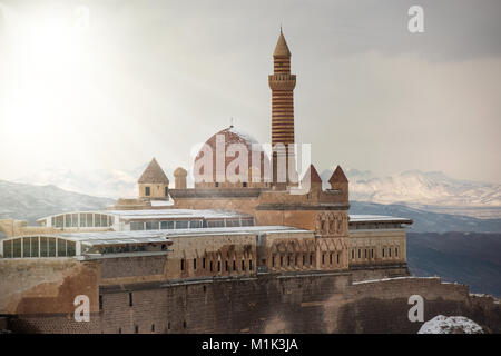 Ishak Pasha Palace in der Nähe von dogubayazit im Osten der Türkei Stockfoto