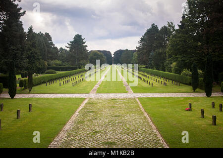 Deutschland, Köln, Krieg Gräber innerhalb der Kölner südlichen Friedhof im Stadtteil Zollstock. Deutschland, Koeln, Kriegsgraeber mit dem Suedfriedhof i Stockfoto