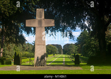 Deutschland, Köln, Krieg Gräber innerhalb der Kölner südlichen Friedhof im Stadtteil Zollstock. Deutschland, Koeln, Kriegsgraeber mit dem Suedfriedhof i Stockfoto