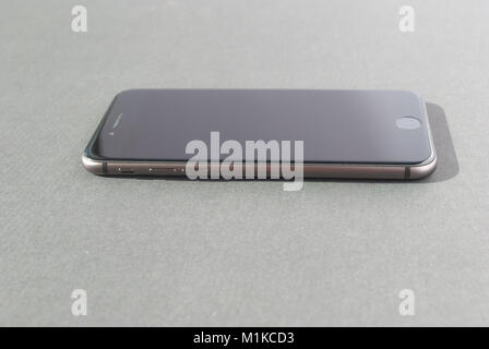 Neue smart phone isoliert Stockfoto