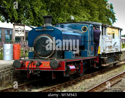 Dampfmaschine Caledonian Eisenbahnen Montrose Schottland Stockfoto