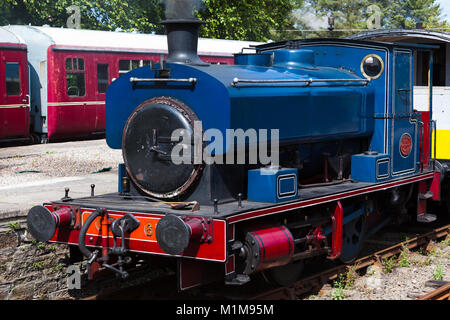 Dampfmaschine Caledonian Eisenbahnen Montrose Schottland Stockfoto