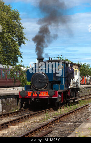 Dampfmaschine Caledonian Eisenbahnen Montrose Schottland Stockfoto