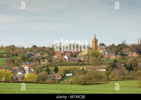 Ein Abend Bild des Leicestershire Dorf südlich Croxton, England, UK. Stockfoto