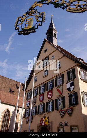 Rathaus Bad Cannstatt, Baden-Württemberg, Deutschland Stockfoto