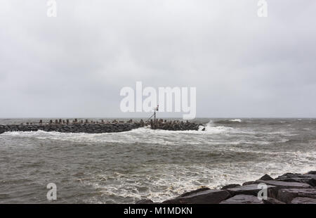 1802 New Jersey am Sonntag, den 28. Oktober, 2012. Einen Tag vor dem Hurrikan Sandy gemacht Landfall. Stockfoto