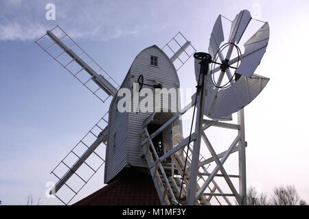 Windmühle, Thorpness, Aldeburgh, Suffolk, England, Malcolm Buckland Stockfoto