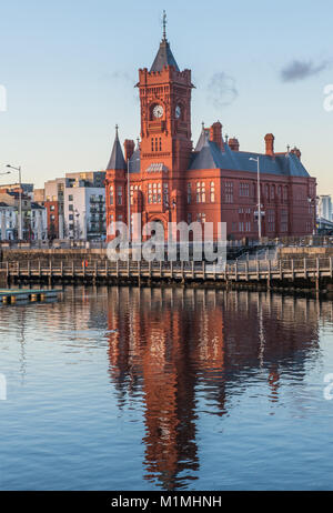 Die pierhead Building an der Cardiff Bay, South Wales Stockfoto