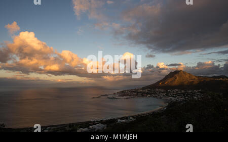 Simon's Town und False Bay Landscape, Western Cape, Südafrika Stockfoto