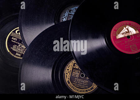 Vynil Langspielplatten Stockfoto