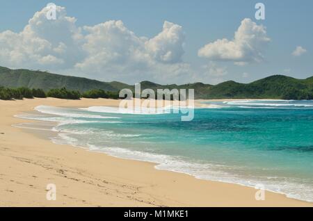 Meang Beach, Lombok, West Nusa Tenggara, Indonesien Stockfoto