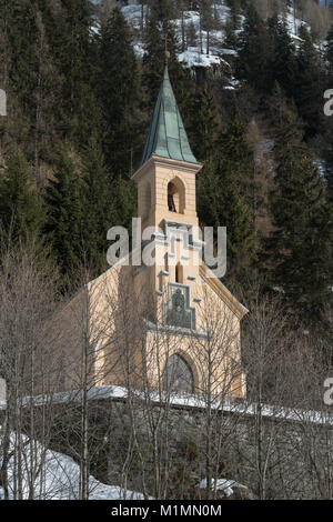 Aostatal, Italien. Kapelle in Gaby