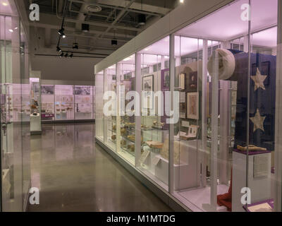 Allgemeine Ansicht von Displays im Nationalmuseum von Gesundheit und Medizin, Silver Spring, MD, USA. Stockfoto