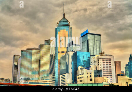 Gebäude in Wan Chai Hong Kong Stockfoto