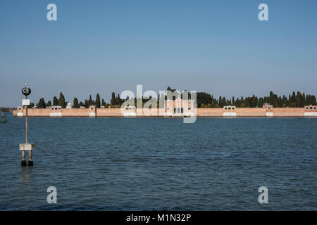 Cimitero di San Michele, Venedig, Italien Stockfoto