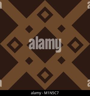 Nahtlose abstrakte geometrische Struktur, bestehend aus Quadraten. Stock Vektor