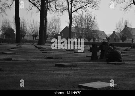 Durch das Kreuz Stockfoto