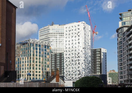 Die neuen Retail banking Head Office für HSBC in Birmingham gebaut Stockfoto