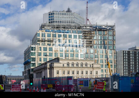 Die neuen Retail banking Head Office für HSBC in Birmingham gebaut Stockfoto