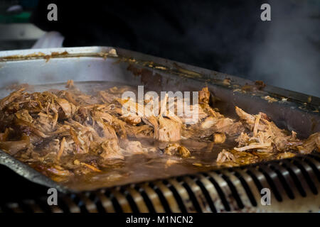 Zog Schweinefleisch wird in der Gastronomie van gekocht Stockfoto