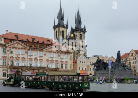 Marktplatz der Altstadt Prag, Tschechische Republik, Juli 2017 Stockfoto