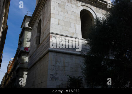 St. Chiara Kirche und Kloster, Fassade, Neapel, Italien Stockfoto