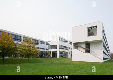 Bonn, Regierungsviertel (Bundesviertel, parlamentsviertel), 'Schürmann-Bau, Sitz des Absenders 'Deutsche Welle''' Stockfoto