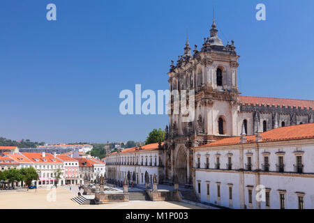 Mosteiro Santa Maria de Alcobaca Kloster, UNESCO-Weltkulturerbe, Alcobaca, Extremadura, Portugal, Europa Stockfoto