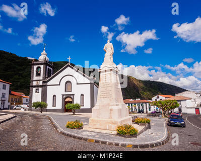 Igreja Matriz de Sao Jorge, der Mutter Kirche, Velas, Sao Jorge Island, Azoren, Portugal, Atlantik, Europa Stockfoto